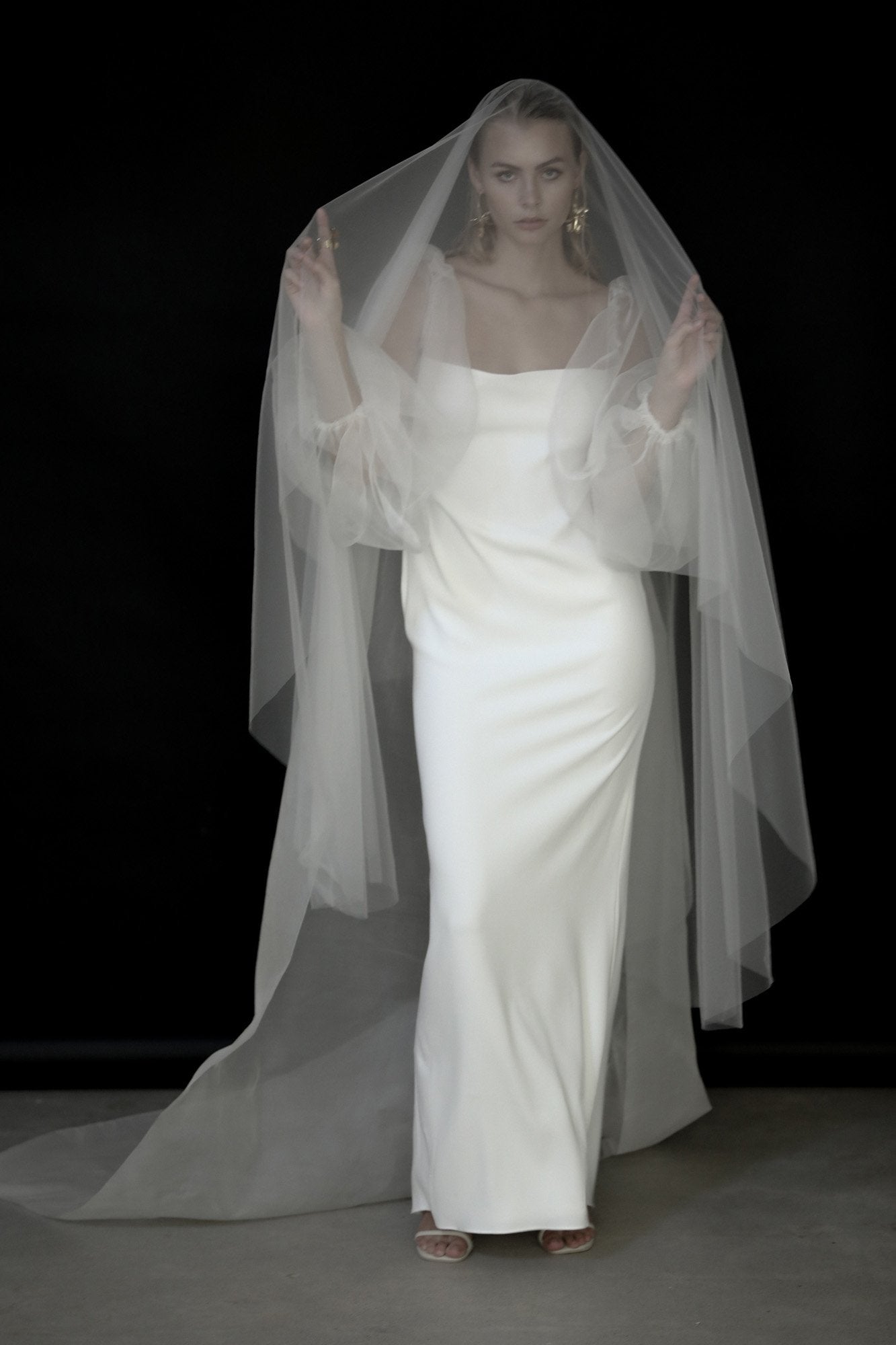 【新】【A.B. ELLIE】 Organza Cape