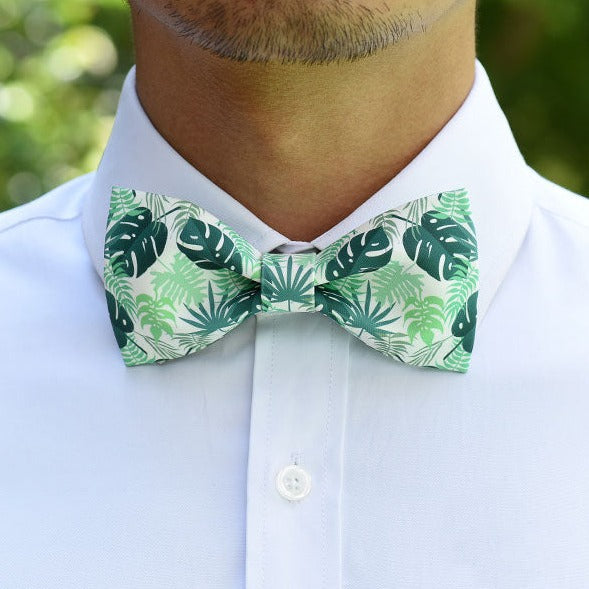 【国内在庫商品】パルム柄蝶ネクタイ