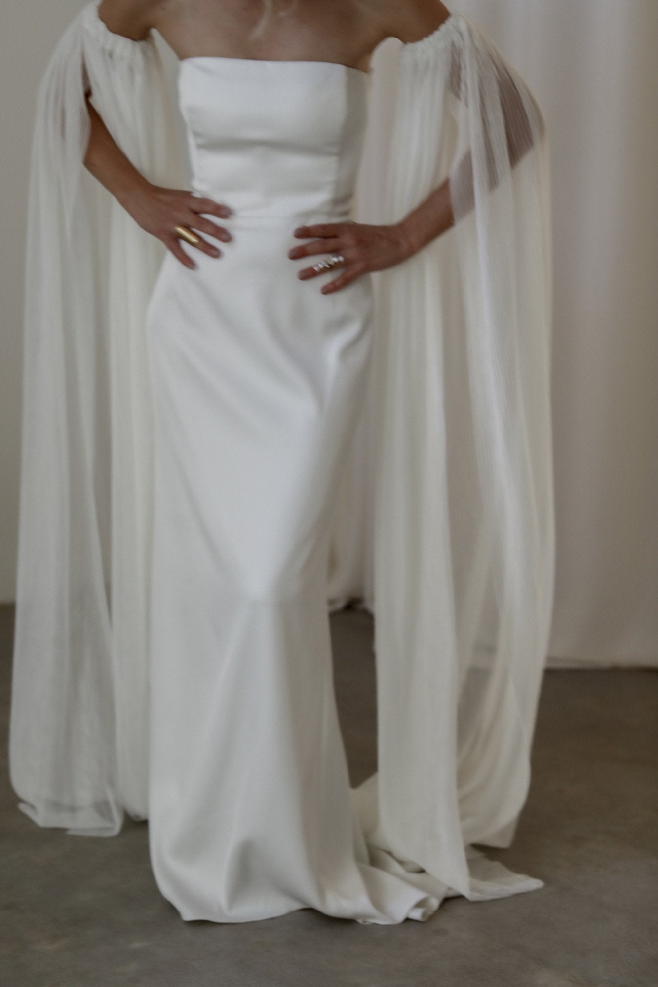 【新】【A.B. ELLIE】 Pleated Column Sleeves