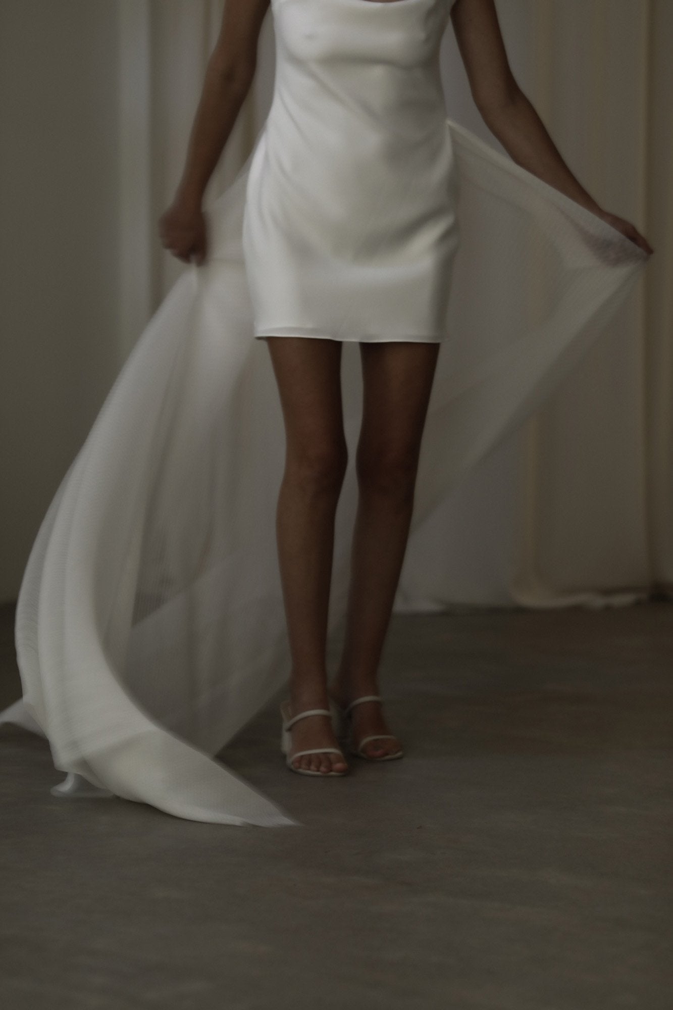 【新】【A.B. ELLIE】 Pleated Overskirt