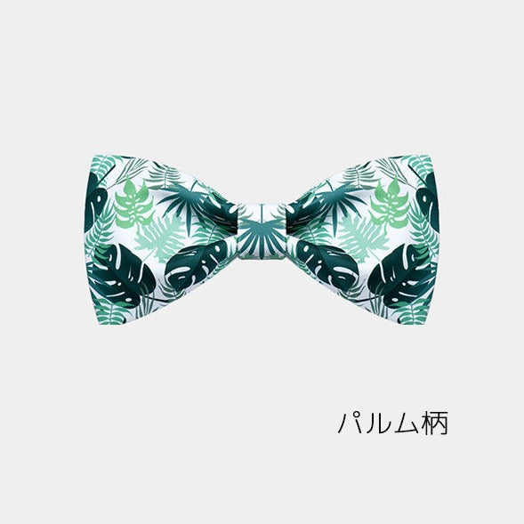【国内在庫商品】パルム柄蝶ネクタイ