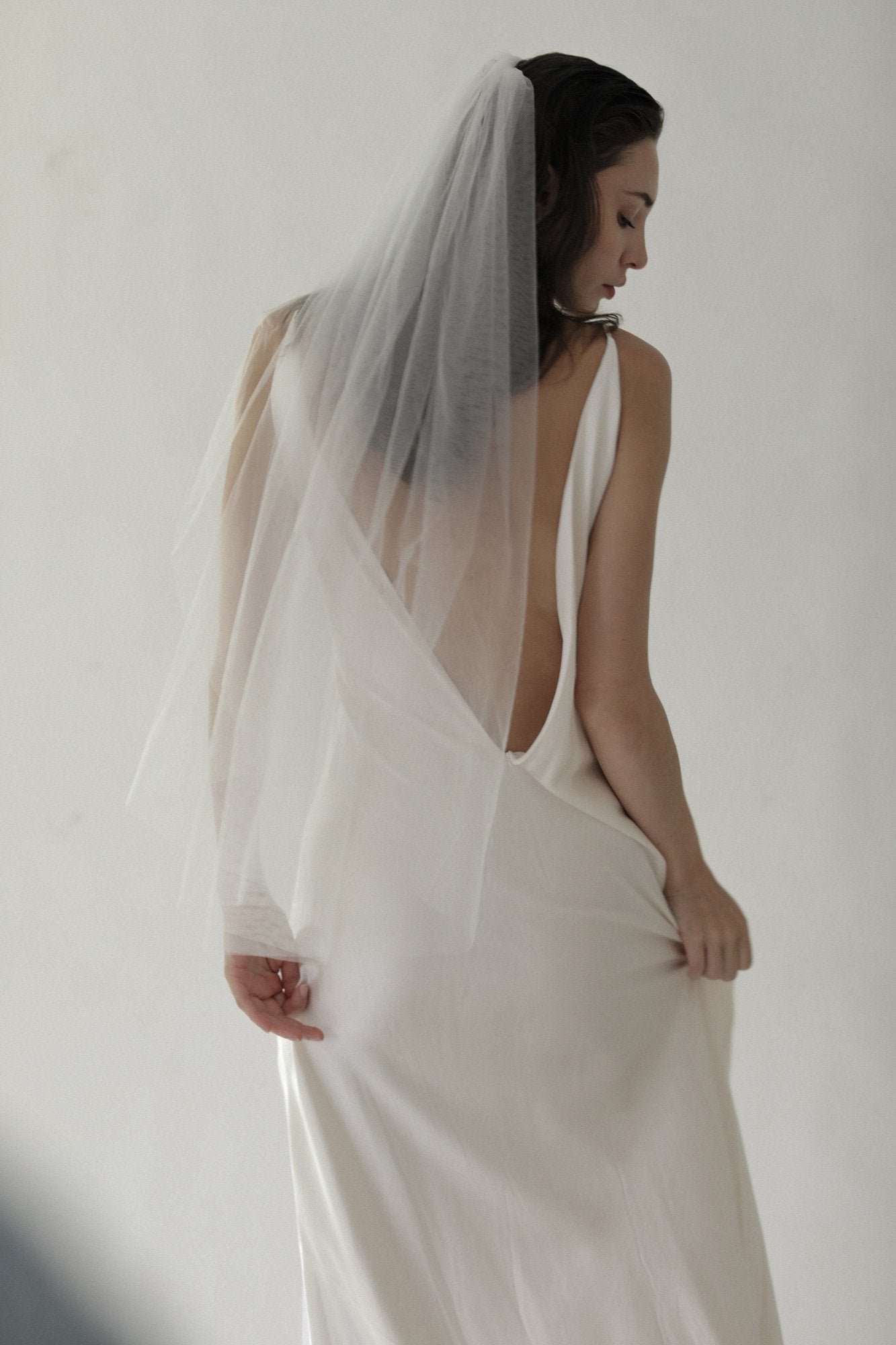 【新】【A.B. ELLIE】 Raw Edge Veil