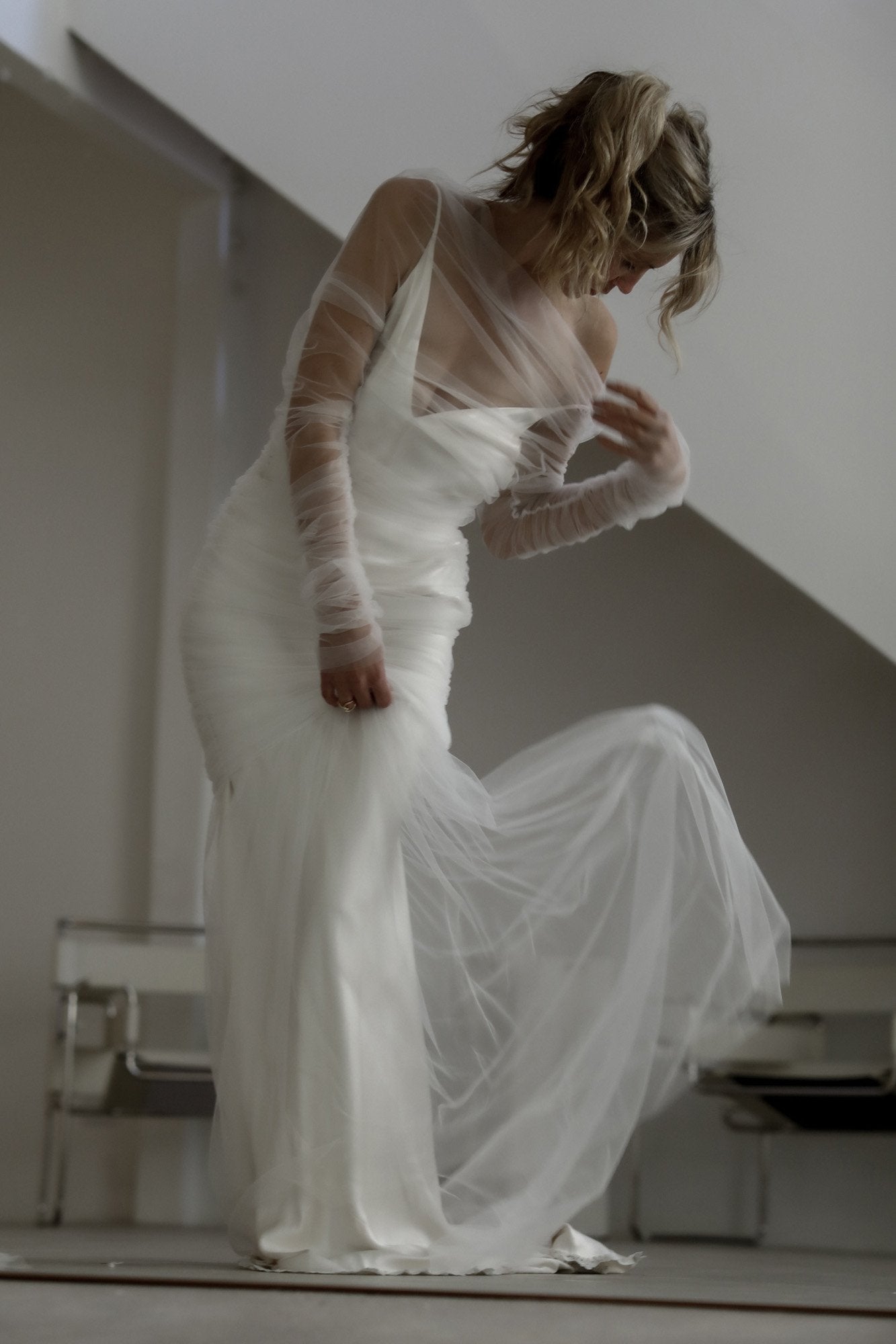 【新】【A.B. ELLIE】 Ruched Overlay by AB ELLIE