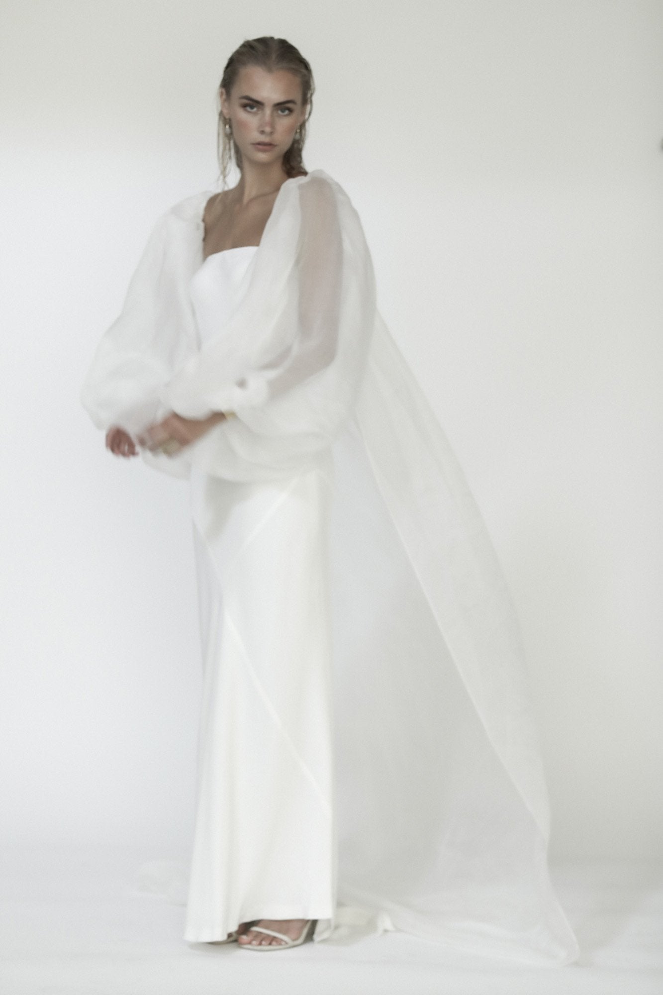 【新】【A.B. ELLIE】 Organza Cape