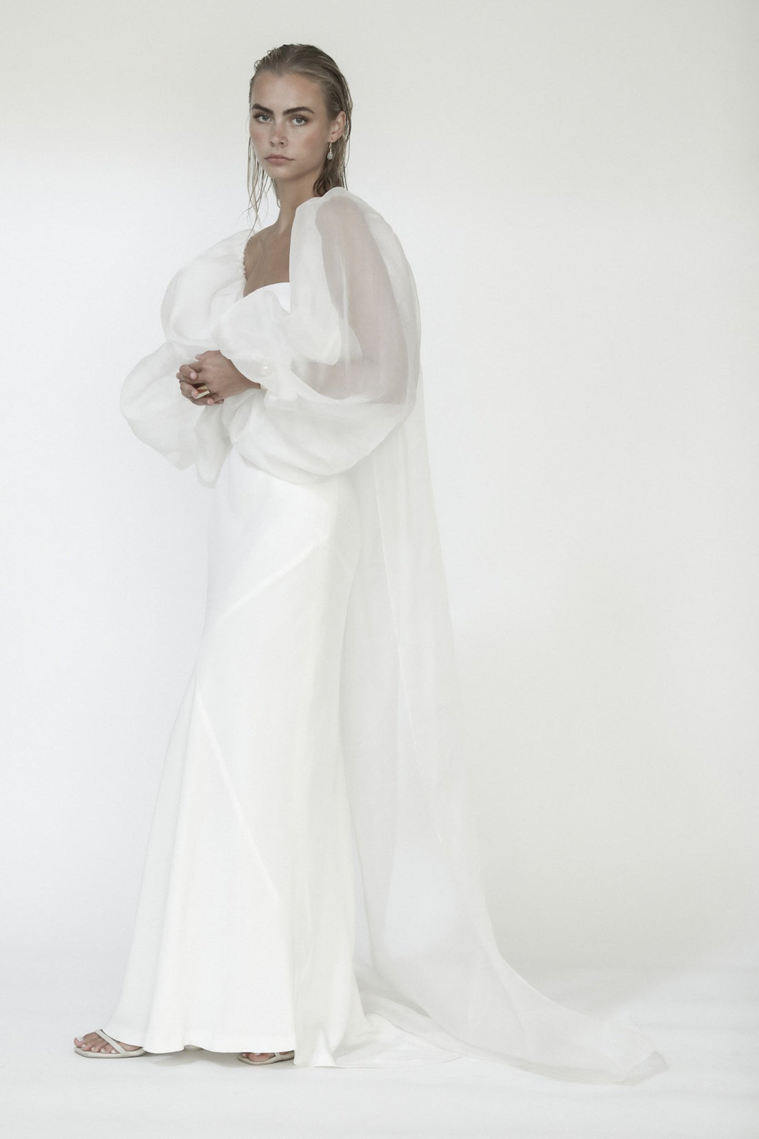 【新】【A.B. ELLIE】 Organza Cape