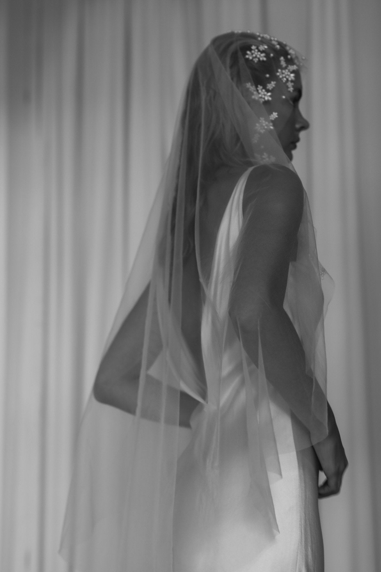 【新】【A.B. ELLIE】 Sonia Pearl Mantilla Veil