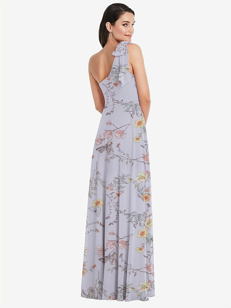 【NEW】【STYLE: 1561】ドレープ ワンショルダー マキシ ドレス スカーフ 弓【COLOR: Sky Blue】【SIZE: 00-30W】 - Butterfly Botanica Silver Dove その他3