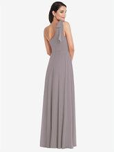 【NEW】【STYLE: 1561】ドレープ ワンショルダー マキシ ドレス スカーフ 弓【COLOR: Sky Blue】【SIZE: 00-30W】 - Cashmere Gray その他1