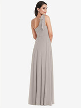 【NEW】【STYLE: 1561】ドレープ ワンショルダー マキシ ドレス スカーフ 弓【COLOR: Sky Blue】【SIZE: 00-30W】 - Taupe その他4