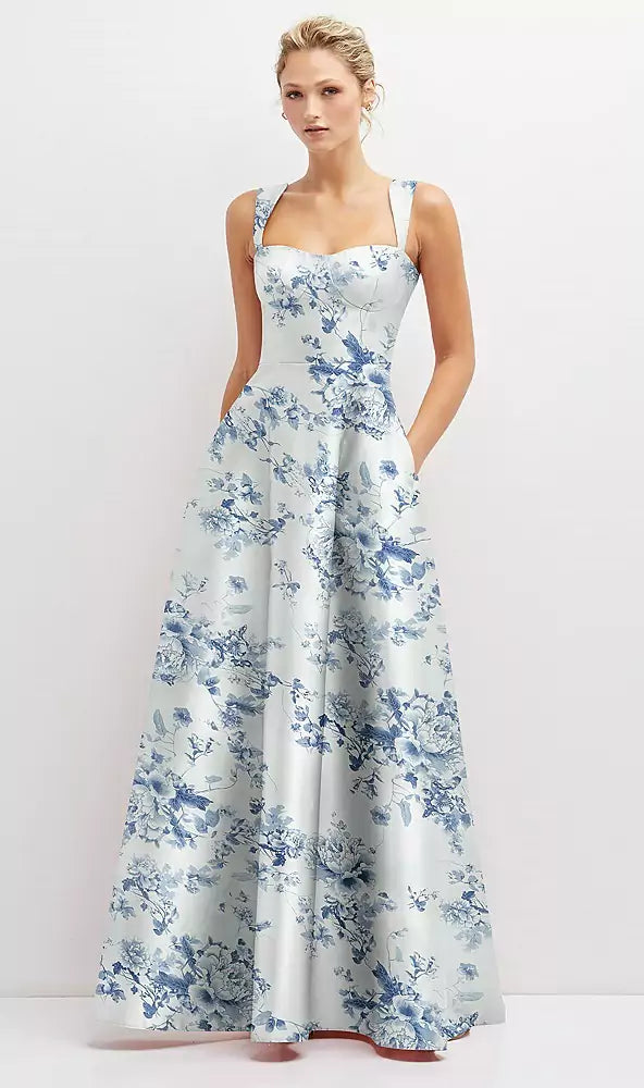 D852FP cottage rose larkspur フロント