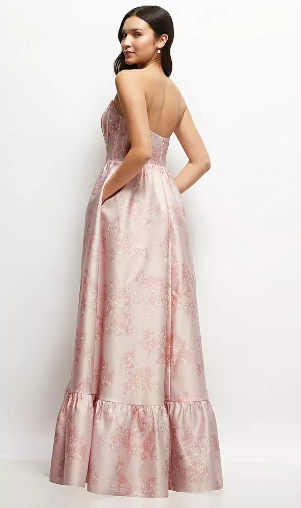3152FP Bow And Blossom Print バック
