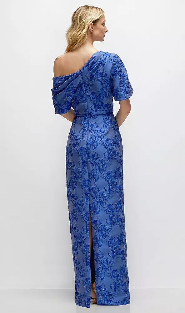 6909CFM cobalt jacquard バック