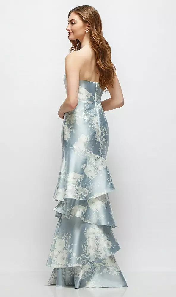 3175FP Porcelain Blue Seraphina Floral バック