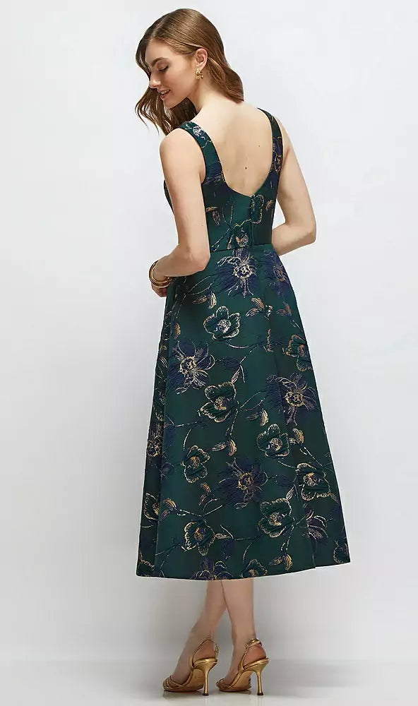 3172OMF Evergreen Floral バック