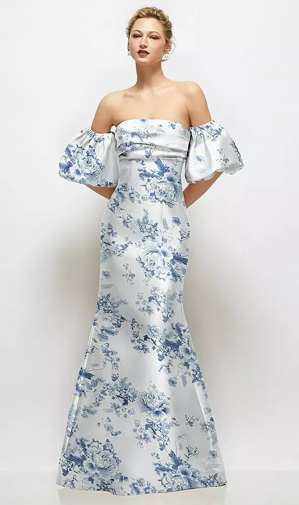 D885FP cottage rose larkspur フロント