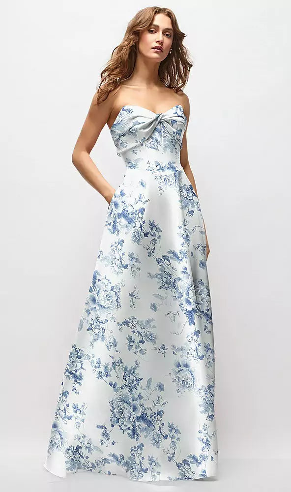 D888FP cottage rose larkspur フロント