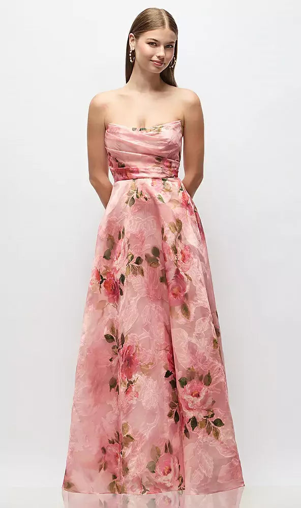 3187OZJ Guava Floral Print バック
