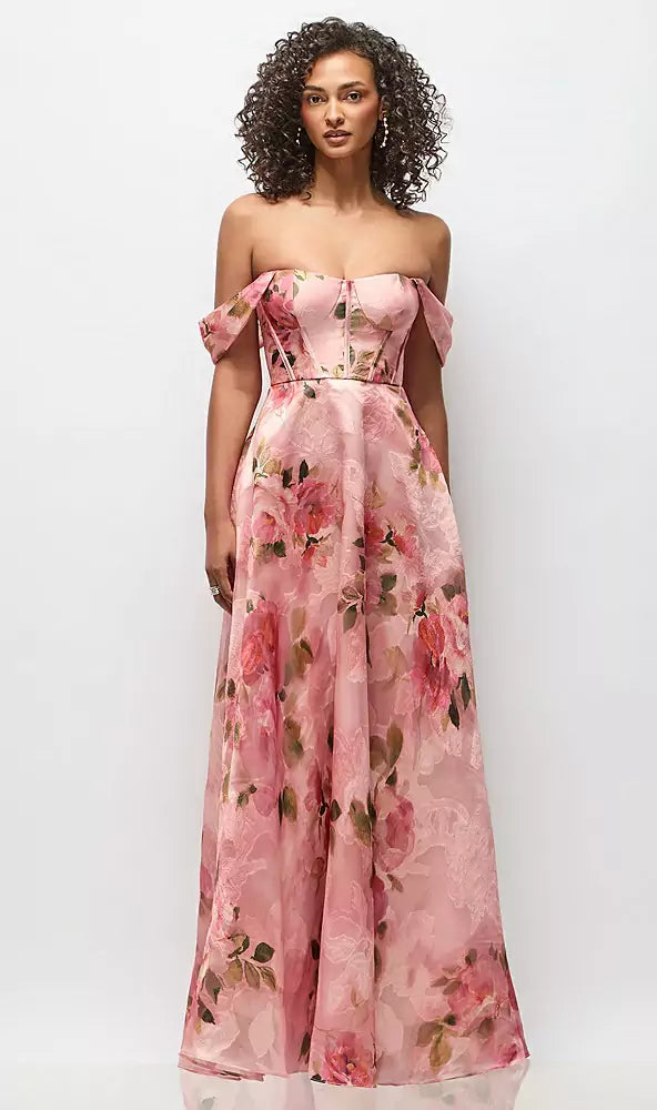 3189OZJ Guava Floral Print バック