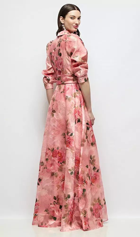 6933OZJ guava floral print バック