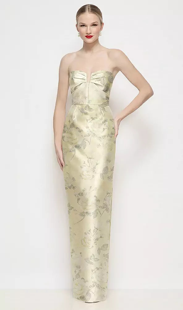 3200FP butter yellow floral フロント