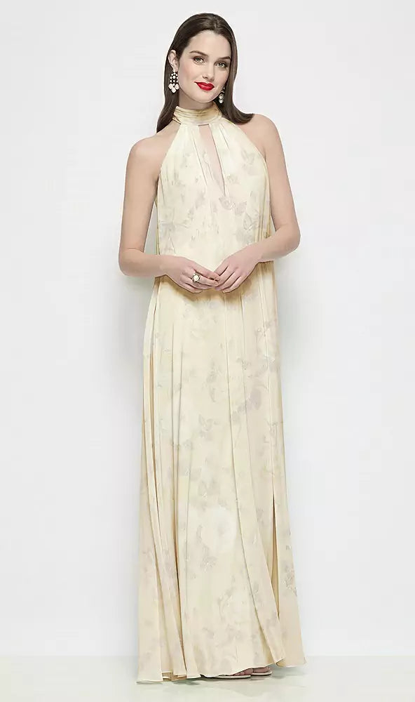 3205FP butter yellow floral フロント