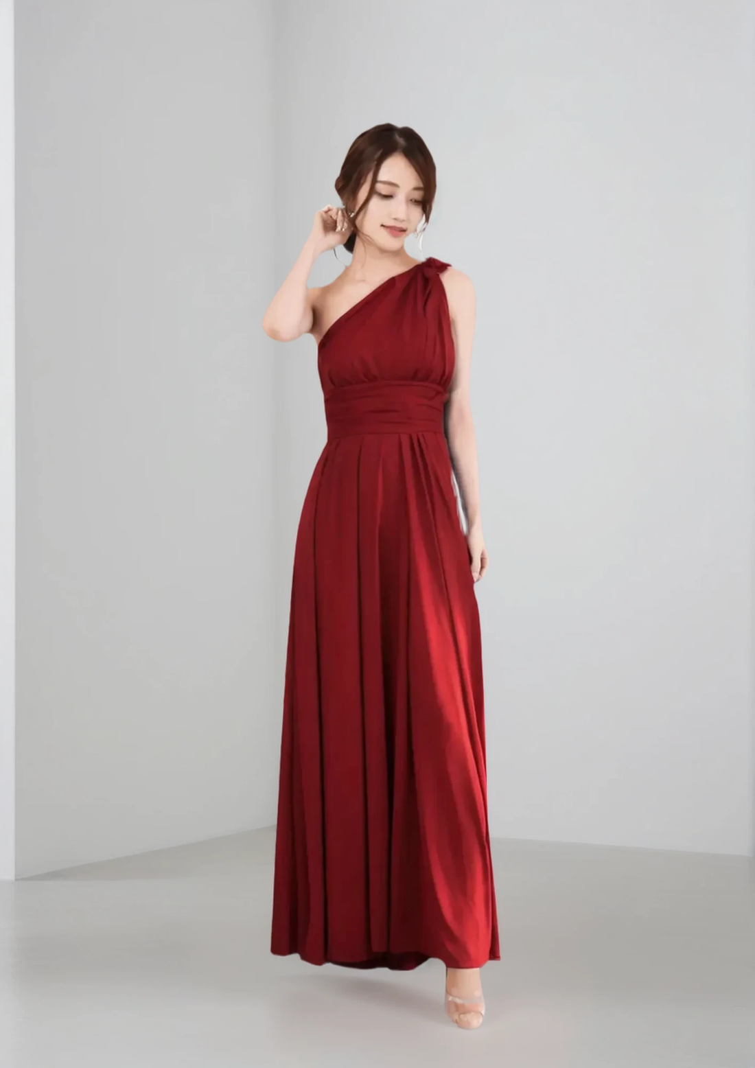 [Wine Red] TW001 Infinity Dress [Same-day shipping] 