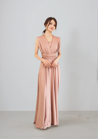 All 26 colors TW001 Twist & Wrap Long Infinity Dress [Order item] 