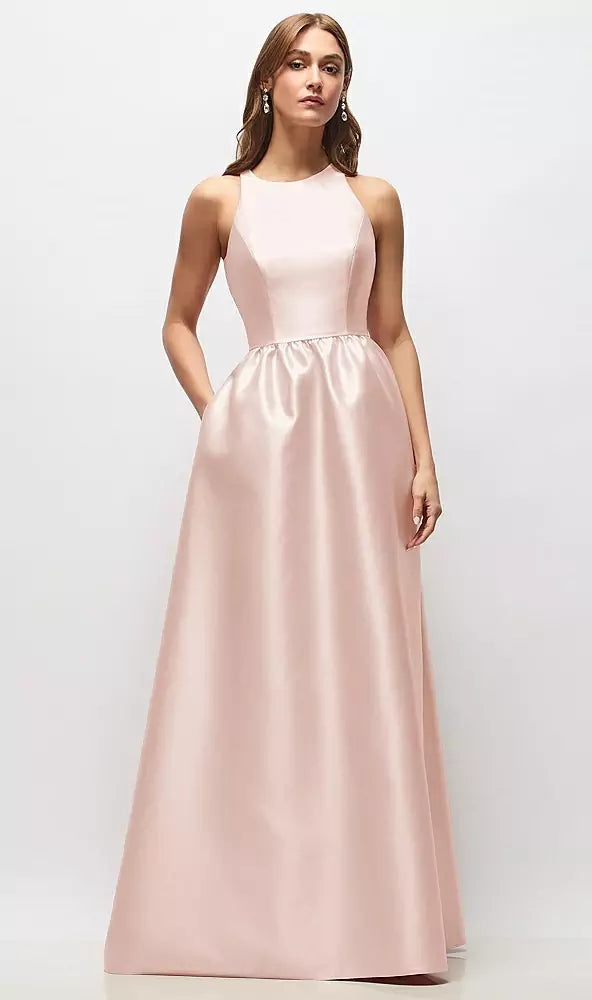 ロングドレス サテン ロングドレス | 全30色展開 ‐ Style D707 – BridesmaidsJP