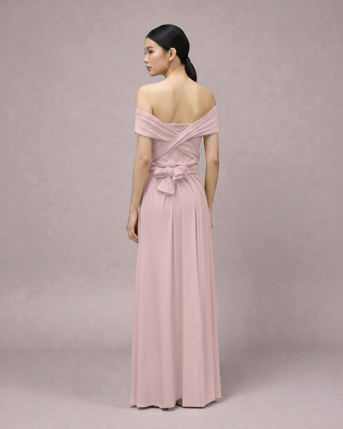 【スモーキーピンク】TW001 インフィニティドレス [即日発送]