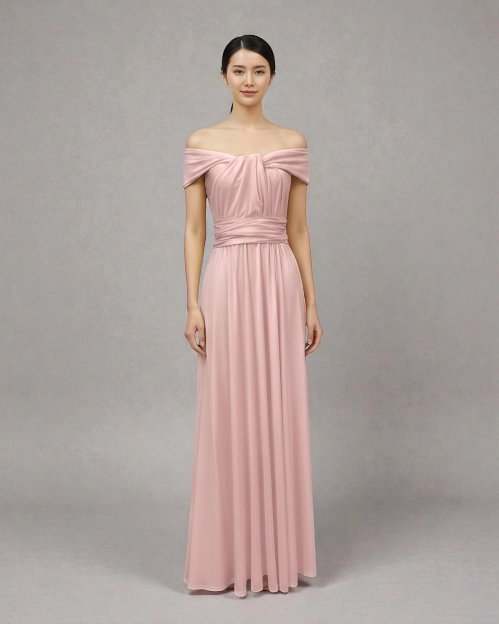 インフィニティ ブライズメイド ピンク 可愛い 大人 カラー 大きい