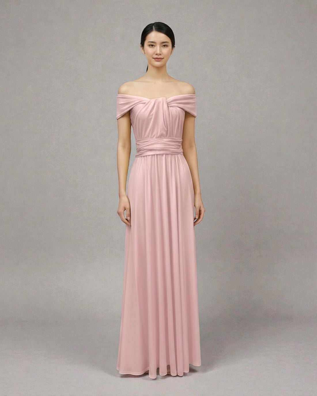 【スモーキーピンク】TW001 インフィニティドレス [即日発送]