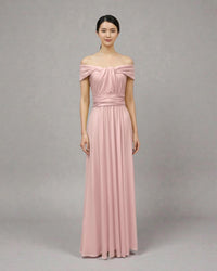 【スモーキーピンク】TW001 インフィニティドレス [即日発送]