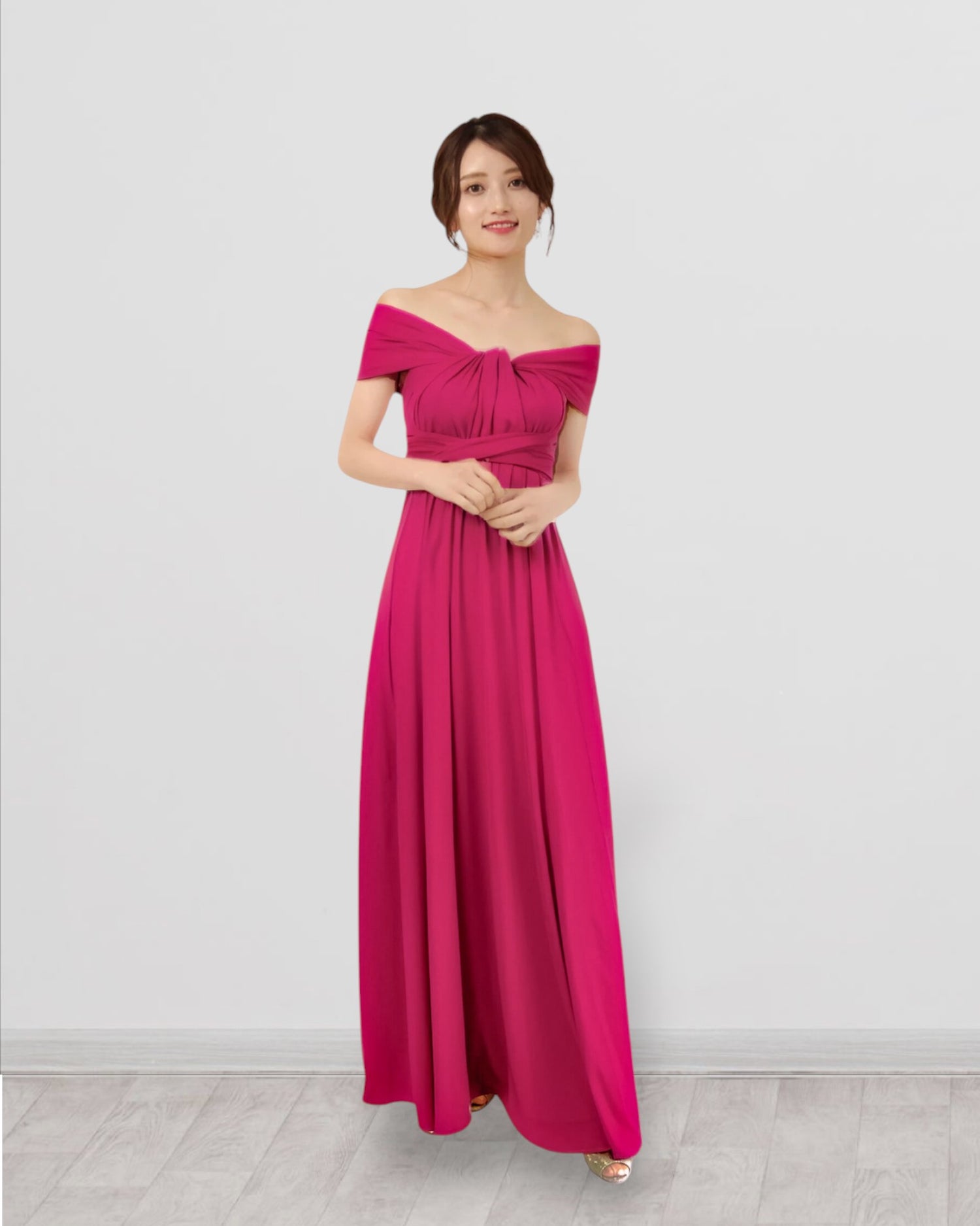 All 26 colors TW001 Twist &amp;amp; Wrap Long Infinity Dress [Order item] 