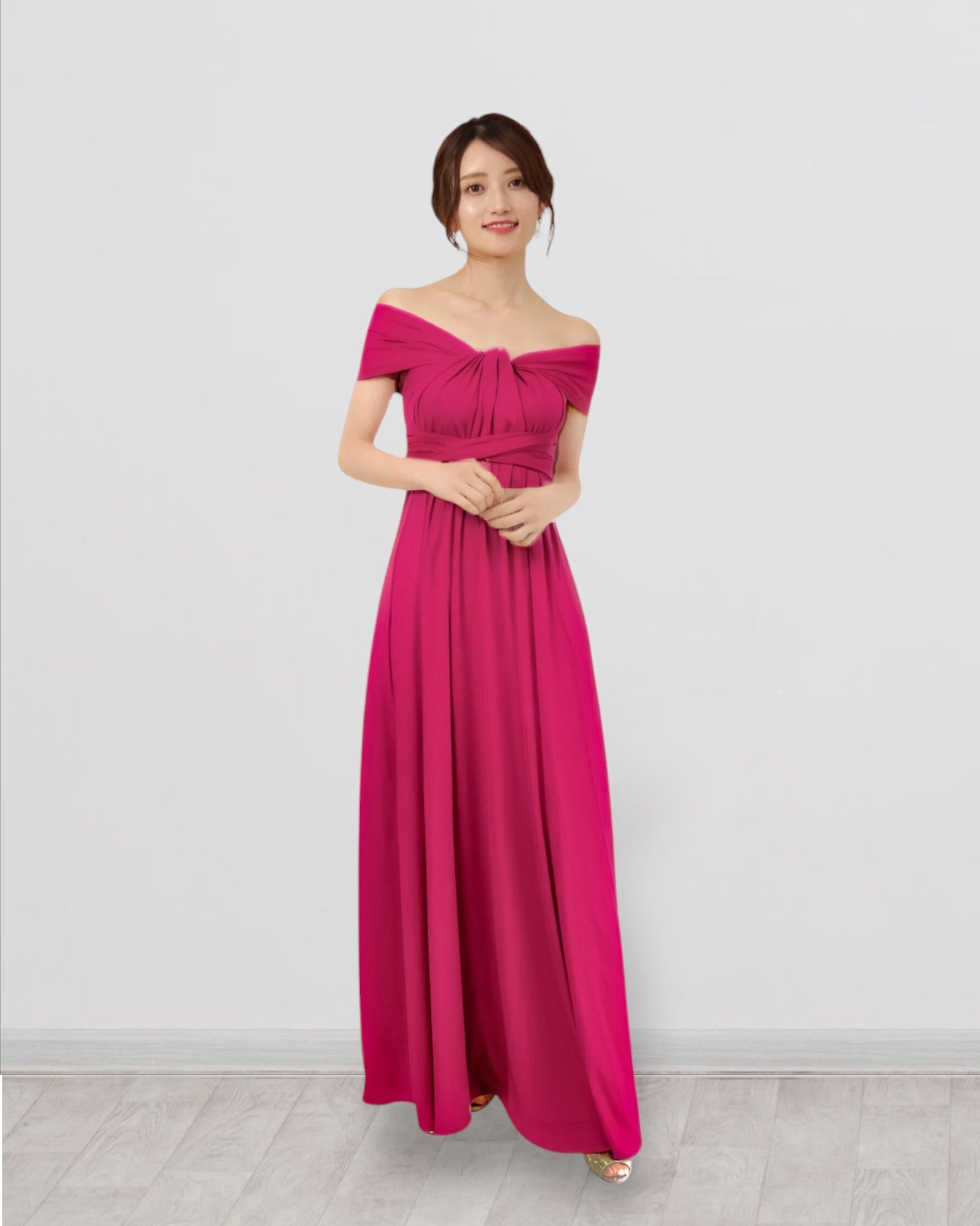 All 26 colors TW001 Twist &amp;amp; Wrap Long Infinity Dress [Order item] 