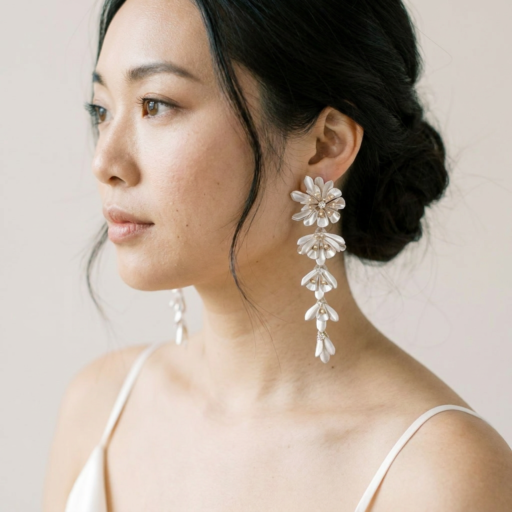 正規販売店】A.B. ELLIE（エイビーエリー）ELYSEE フラワーイヤリング