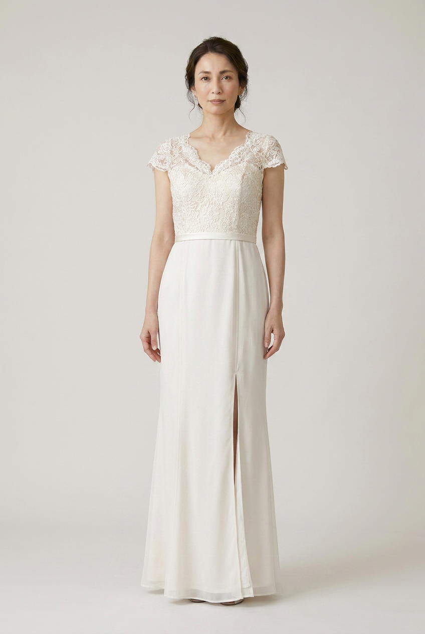 L722 Bridesmaid lace long dress 56 colors