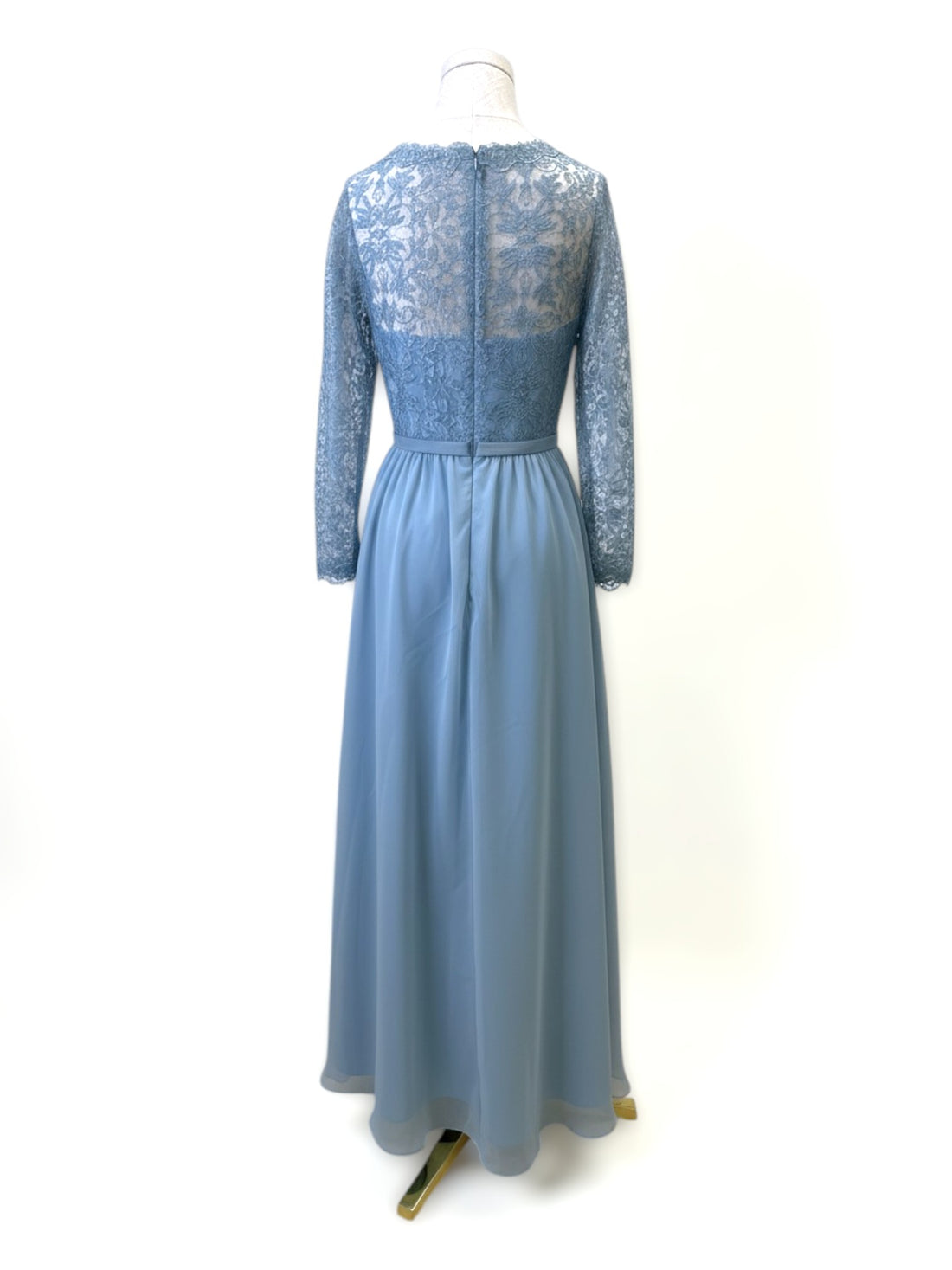 L731 ブライズメイド レース ロングドレス 56色