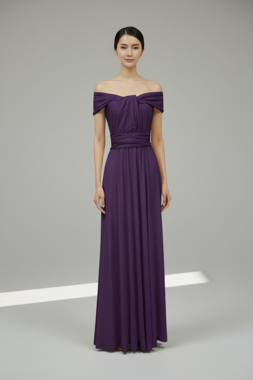 【パープル】TW001 インフィニティドレス [即日発送]
