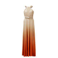 [Bronze] TW003 Gradient Twist &amp; Wrap Dress [Same-day shipping] 