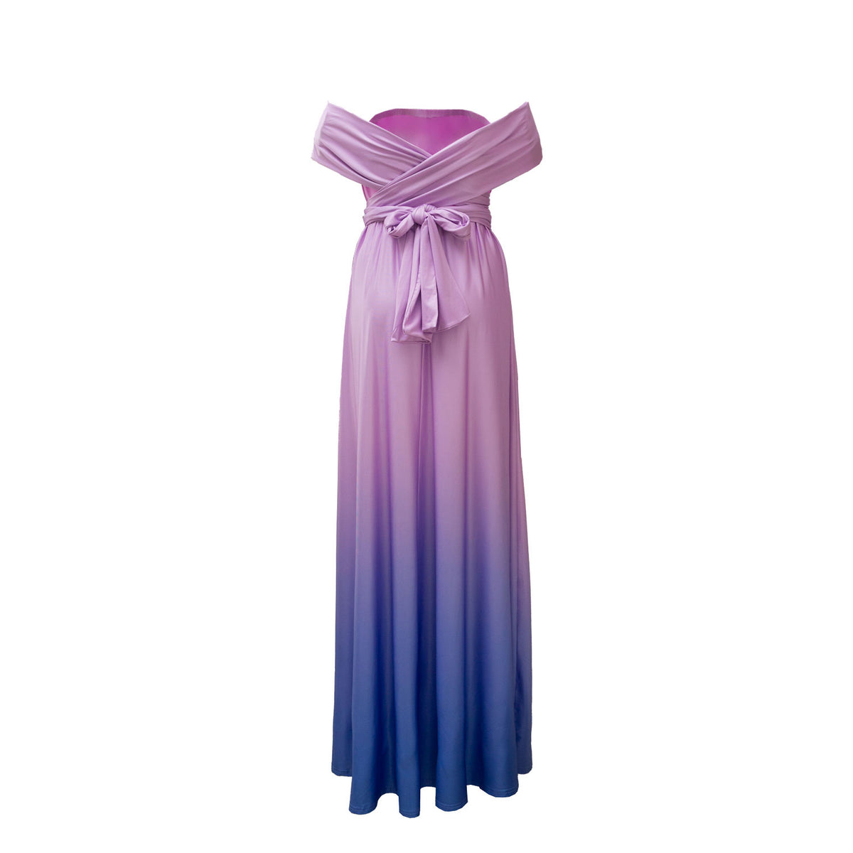 [Dream] TW003 Gradient Twist &amp; Wrap Dress [Same-day shipping] 