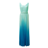[Ocean] TW003 Gradient Twist &amp; Wrap Dress [Same-day shipping] 