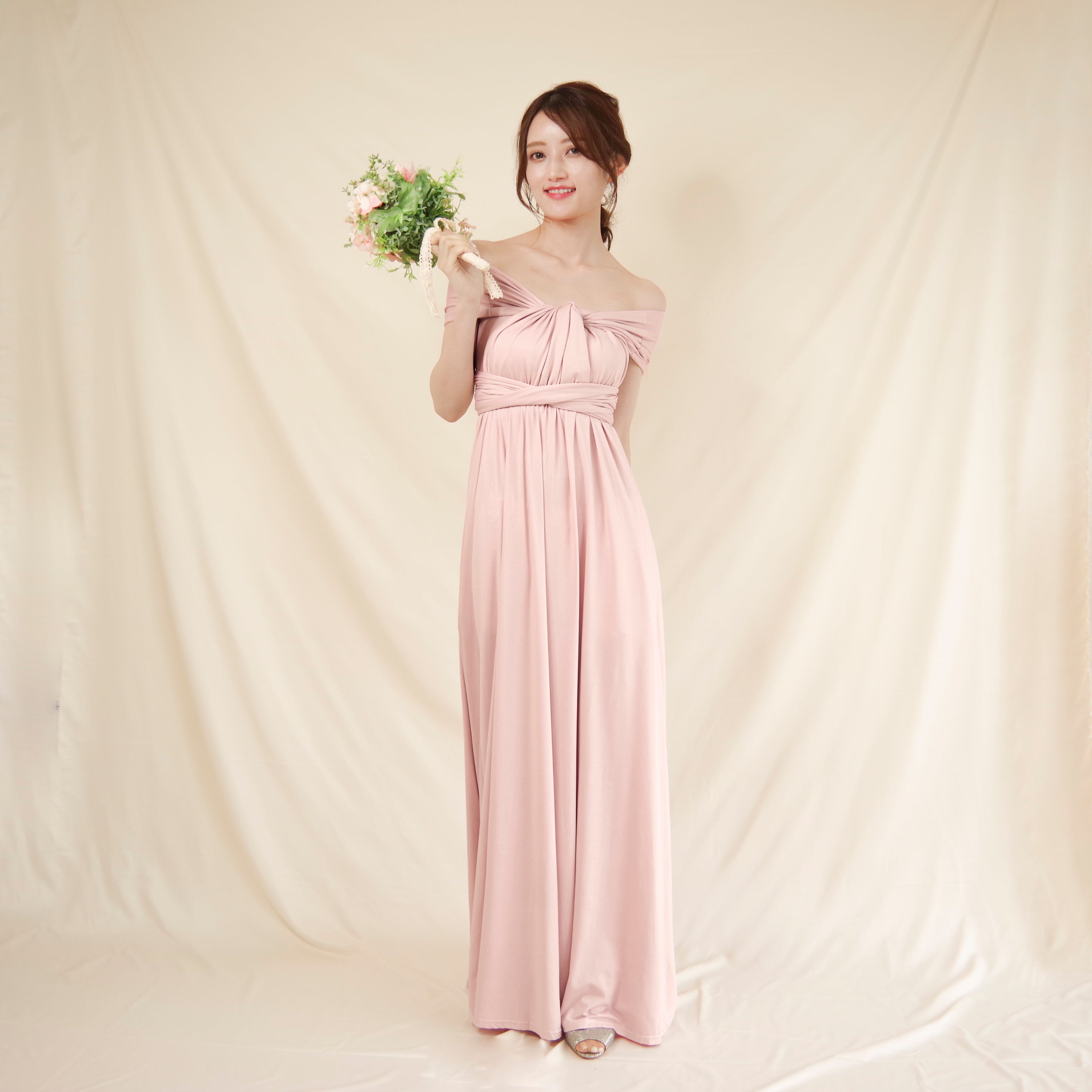ピンク ブライズメイドドレス（3m-16y）