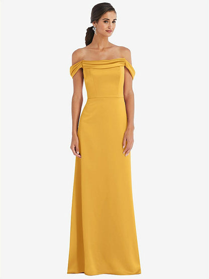 【NEW】【STYLE: 3079】ドレープ pretat 肩から maxi ドレス【COLOR: NYC Yellow】【SIZE: 00-30W】