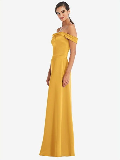 【NEW】【STYLE: 3079】ドレープ pretat 肩から maxi ドレス【COLOR: NYC Yellow】【SIZE: 00-30W】