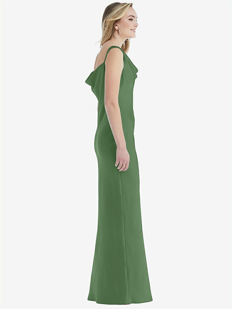 【NEW】【STYLE: 8211】非対称 ワン層 カウル マキシ スリップ ドレス【COLOR: Vineyard Green】【SIZE: 00-30W】