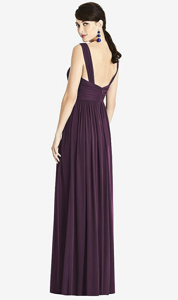 【NEW】【STYLE: TH105】幻想 プランジ 首 シアレッド マキシ ドレス【COLOR: Aubergine & Light Nude】【SIZE: 00-30W】