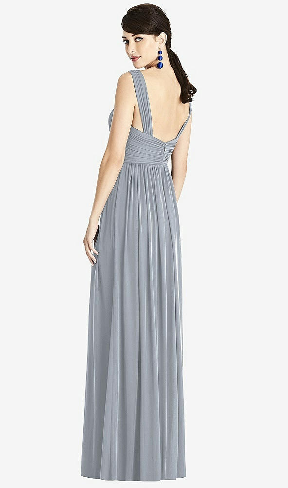 【NEW】【STYLE: TH105】幻想 プランジ 首 シアレッド マキシ ドレス【COLOR: Platinum & Light Nude】【SIZE: 00-30W】