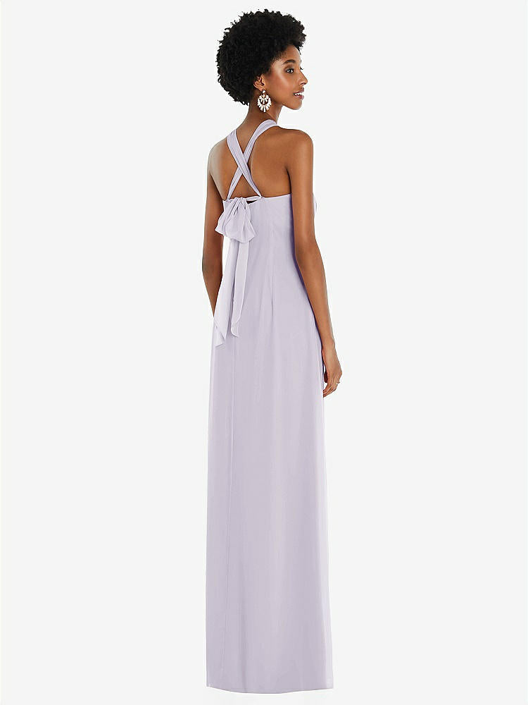 【NEW】【STYLE: 3109】ドレープ シフォン grecian 列 ガウン コンバーチブル ストラップ【COLOR: Moondance】【SIZE: 00-30W】