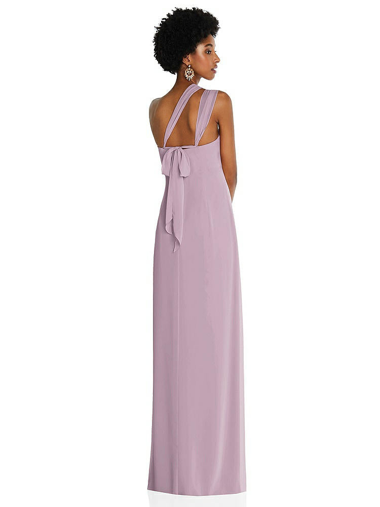 【NEW】【STYLE: 3109】ドレープ シフォン grecian 列 ガウン コンバーチブル ストラップ【COLOR: Suede Rose】【SIZE: 00-30W】
