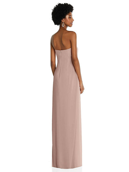 【NEW】【STYLE: 3109】ドレープ シフォン grecian 列 ガウン コンバーチブル ストラップ【COLOR: Bliss】【SIZE: 00-30W】
